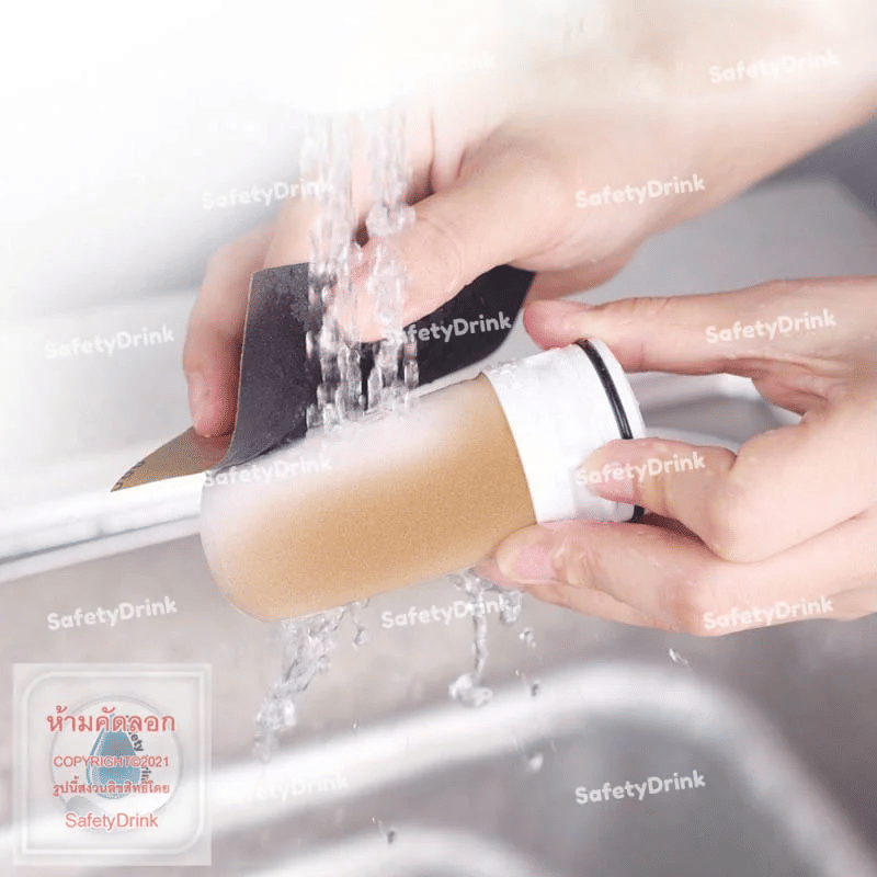 ไส้กรองน้ำ เครื่องกรองน้ำติดปลายก๊อก SAFETYDRINK รุ่น SFW001 ระบบกรองเซรามิคและคาร์บอน_3
